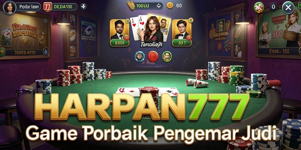 Gameplay seru Poker di HARAPAN777 yang mengasyikkan.