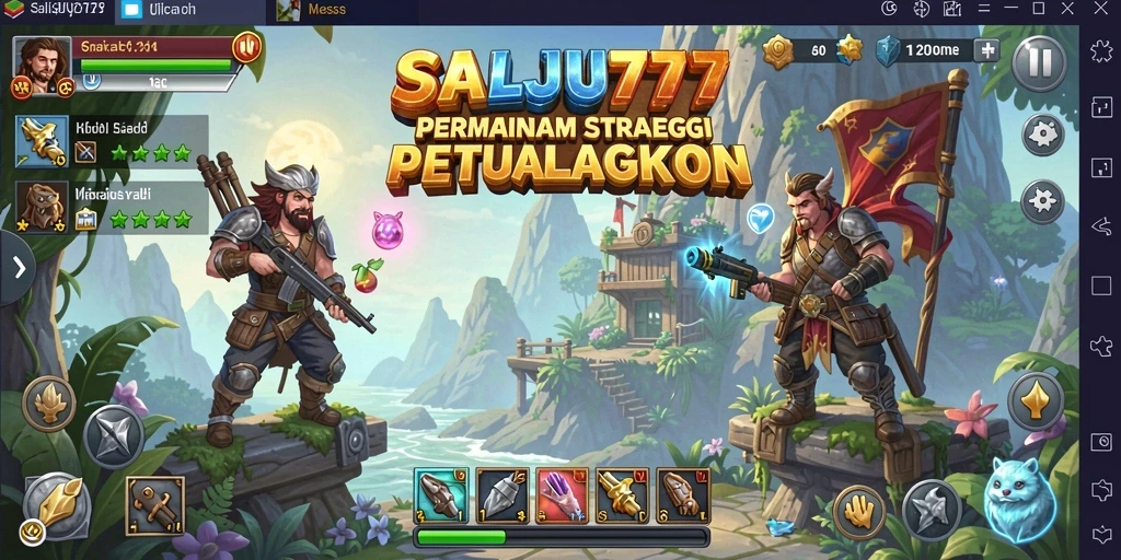 Tampilan menarik dari gameplay SALJU777 yang memukau.