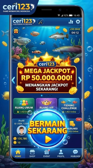 Tampilan antarmuka ceri123 yang sederhana dan mudah digunakan.